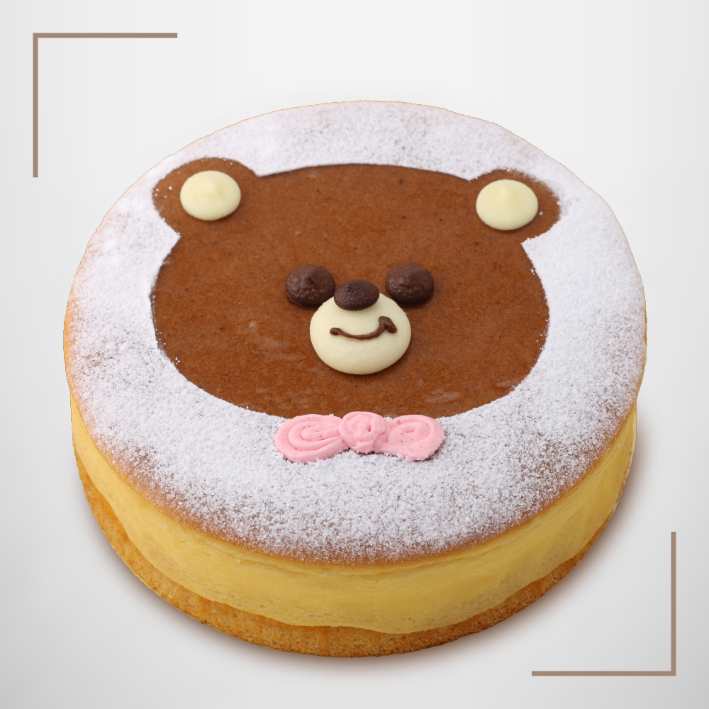 デコレーションケーキ　くまさんチーズケーキ